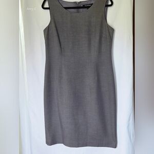 Evan Picone Gray Dress. It Is Ready For The Matching Suitcoat, Alone Or Sweater.